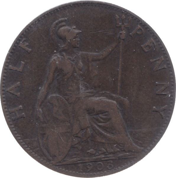 1903 HALFCROWN ( VF ) 10 - Halfpenny - Cambridgeshire Coins