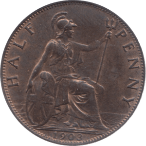 1903 HALFPENNY ( AUNC ) 23 - Halfpenny - Cambridgeshire Coins