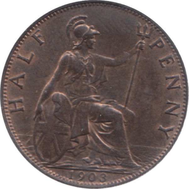 1903 HALFPENNY ( AUNC ) 23 - Halfpenny - Cambridgeshire Coins
