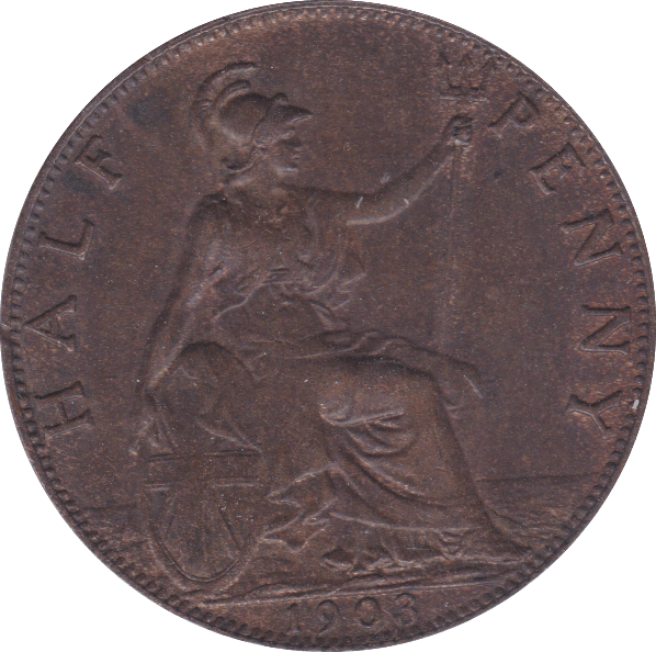 1903 HALFPENNY ( EF ) - Halfpenny - Cambridgeshire Coins