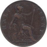 1903 HALFPENNY ( FINE ) - Halfpenny - Cambridgeshire Coins