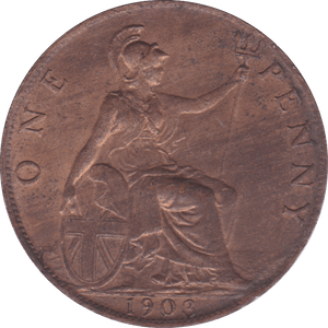 1903 HALFPENNY ( UNC ) B - Halfpenny - Cambridgeshire Coins