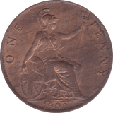 1903 HALFPENNY ( UNC ) B - Halfpenny - Cambridgeshire Coins
