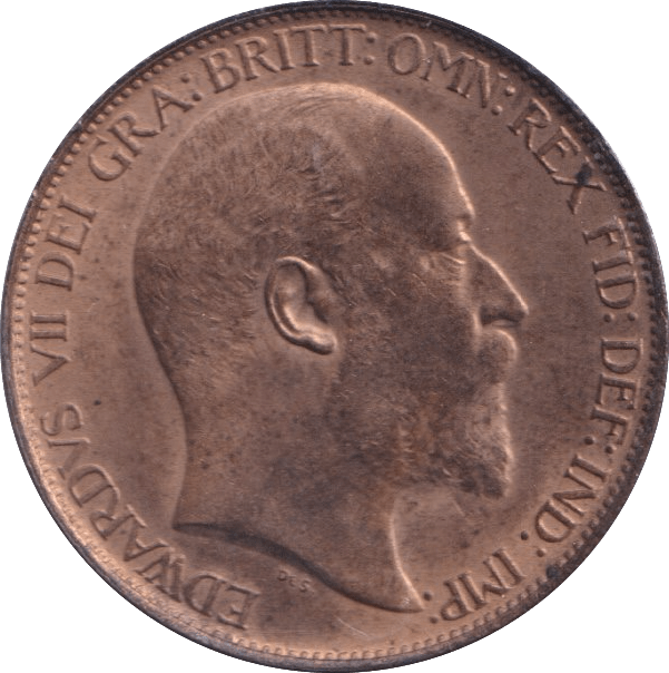1903 HALFPENNY ( UNC ) - Halfpenny - Cambridgeshire Coins