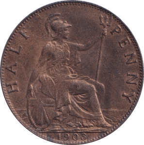 1903 HALFPENNY ( UNC ) - Halfpenny - Cambridgeshire Coins