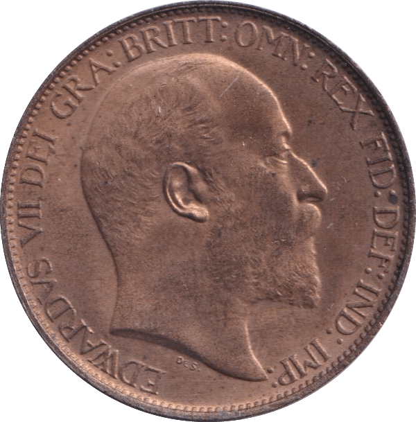 1903 HALFPENNY ( UNC ) - Halfpenny - Cambridgeshire Coins