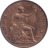1903 HALFPENNY ( UNC ) - Halfpenny - Cambridgeshire Coins