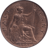 1903 HALFPENNY ( UNC) - Halfpenny - Cambridgeshire Coins