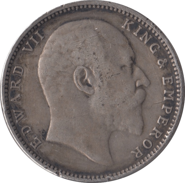 1903 INDIAN SILVER ONE RUPEE - SILVER WORLD COINS - Cambridgeshire Coins