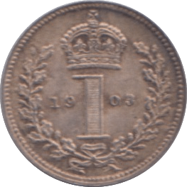 1903 MAUNDY ONE PENNY ( AUNC ) - Maundy Coins - Cambridgeshire Coins