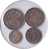 1903 MAUNDY SET EDWARD VII - Maundy Set - Cambridgeshire Coins