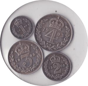 1903 MAUNDY SET ( UNC ) - Maundy Set - Cambridgeshire Coins