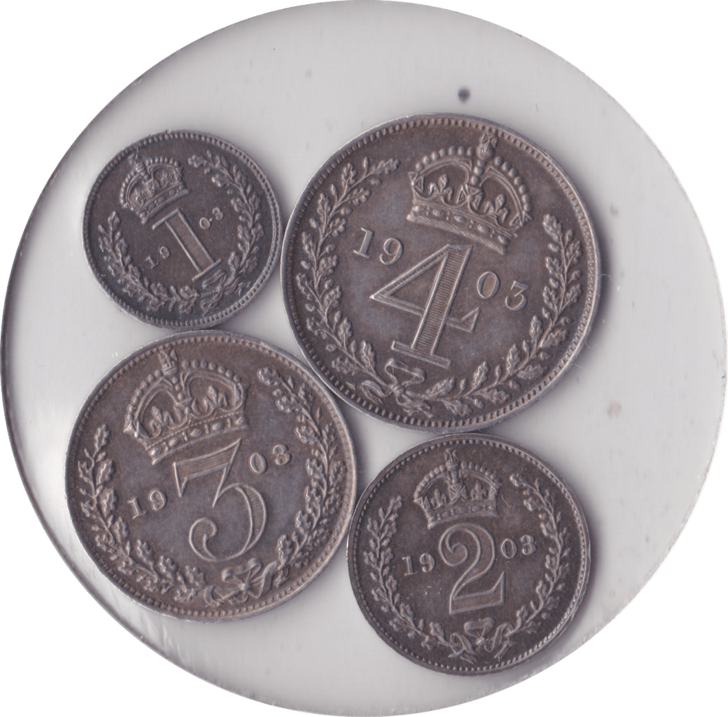 1903 MAUNDY SET ( UNC ) - Maundy Set - Cambridgeshire Coins