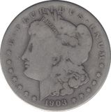 1903 MORGAN DOLLAR USA SAN FRANCISCO MINT - SILVER WORLD COINS - Cambridgeshire Coins