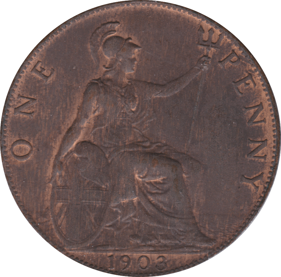 1903 PENNY ( AUNC ) - Penny - Cambridgeshire Coins