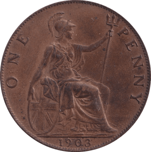 1903 PENNY ( EF ) - PENNY - Cambridgeshire Coins
