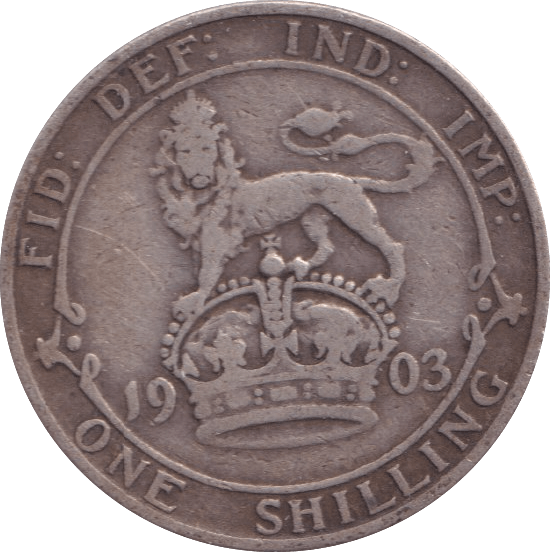 1903 SHILLING ( F ) 15 - Shilling - Cambridgeshire Coins