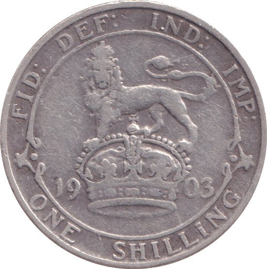 1903 SHILLING ( F ) 5 - Shilling - Cambridgeshire Coins