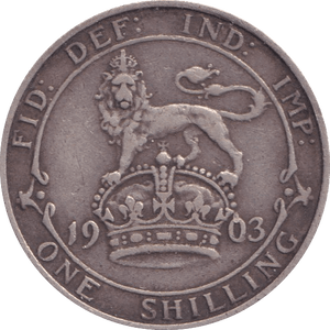 1903 SHILLING ( F ) 6 - Shilling - Cambridgeshire Coins