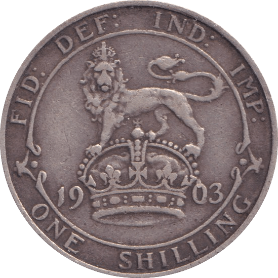 1903 SHILLING ( F ) 6 - Shilling - Cambridgeshire Coins