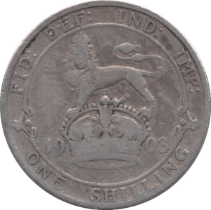 1903 SHILLING ( F ) - Shilling - Cambridgeshire Coins