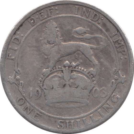 1903 SHILLING ( F ) - Shilling - Cambridgeshire Coins