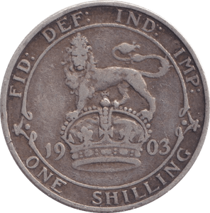 1903 SHILLING ( FINE ) - Shilling - Cambridgeshire Coins