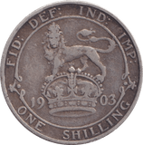 1903 SHILLING ( FINE ) - Shilling - Cambridgeshire Coins