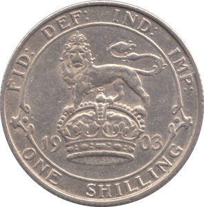 1903 SHILLING ( GVF ) - Shilling - Cambridgeshire Coins
