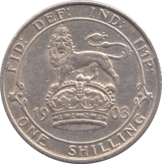 1903 SHILLING ( GVF ) - Shilling - Cambridgeshire Coins
