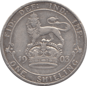 1903 SHILLING ( VF ) - Shilling - Cambridgeshire Coins
