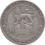 1903 SHILLING ( VF ) - Shilling - Cambridgeshire Coins
