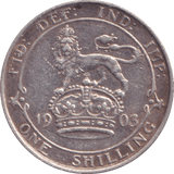 1903 SHILLING ( VF ) - Shilling - Cambridgeshire Coins