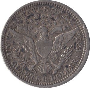 1903 SILVER 1/4 DOLLAR USA - SILVER WORLD COINS - Cambridgeshire Coins