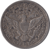 1903 SILVER 1/4 DOLLAR USA - SILVER WORLD COINS - Cambridgeshire Coins