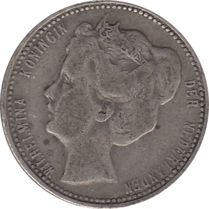 1903 SILVER 25 CENTS NETHERLANDS REF H87 - WORLD SILVER COINS - Cambridgeshire Coins