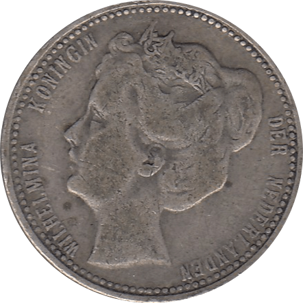 1903 SILVER 25 CENTS NETHERLANDS REF H87 - WORLD SILVER COINS - Cambridgeshire Coins