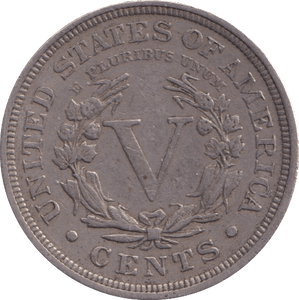 1903 SILVER 5 CENT USA - SILVER WORLD COINS - Cambridgeshire Coins