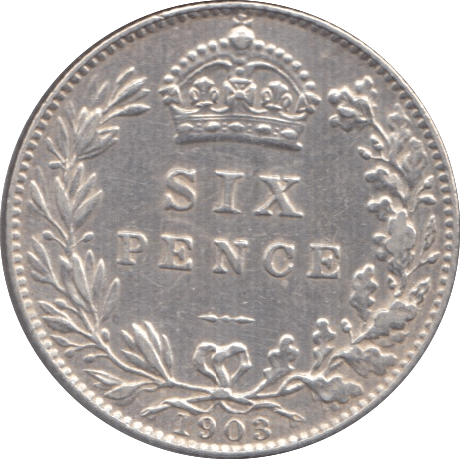 1903 SIXPENCE (EF) - Sixpence - Cambridgeshire Coins