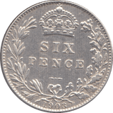 1903 SIXPENCE (EF) - Sixpence - Cambridgeshire Coins