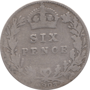 1903 SIXPENCE ( FAIR ) 9 - SIXPENCE - Cambridgeshire Coins