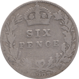 1903 SIXPENCE ( FAIR ) 9 - SIXPENCE - Cambridgeshire Coins