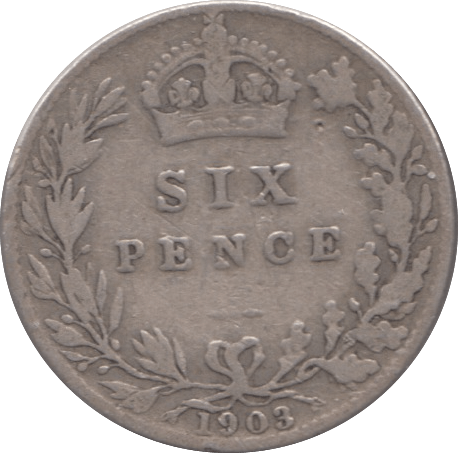 1903 SIXPENCE ( FINE ) 3 - Sixpence - Cambridgeshire Coins