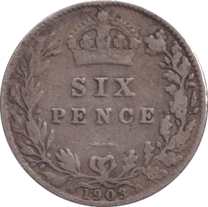 1903 SIXPENCE ( FINE ) - Sixpence - Cambridgeshire Coins