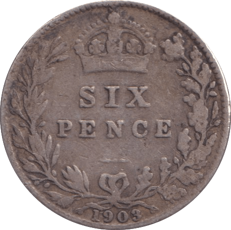 1903 SIXPENCE ( FINE ) - Sixpence - Cambridgeshire Coins
