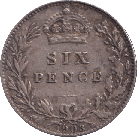1903 SIXPENCE ( GF ) - Sixpence - Cambridgeshire Coins
