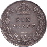 1903 SIXPENCE ( GVF ) - Sixpence - Cambridgeshire Coins