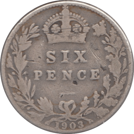 1903 SIXPENCE ( NF ) 3 - SIXPENCE - Cambridgeshire Coins