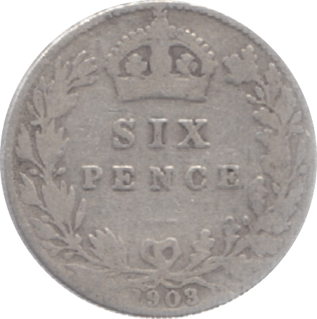 1903 SIXPENCE ( NF ) 9 - Sixpence - Cambridgeshire Coins