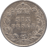 1903 SIXPENCE ( UNC ) - Sixpence - Cambridgeshire Coins